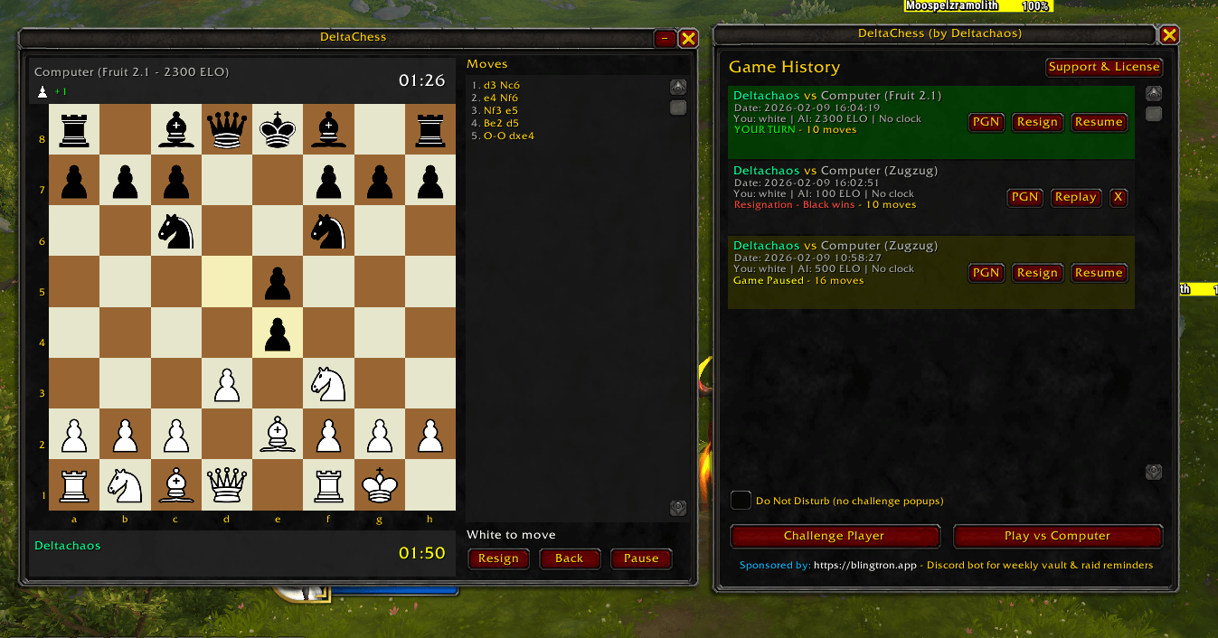 DeltaChess board view